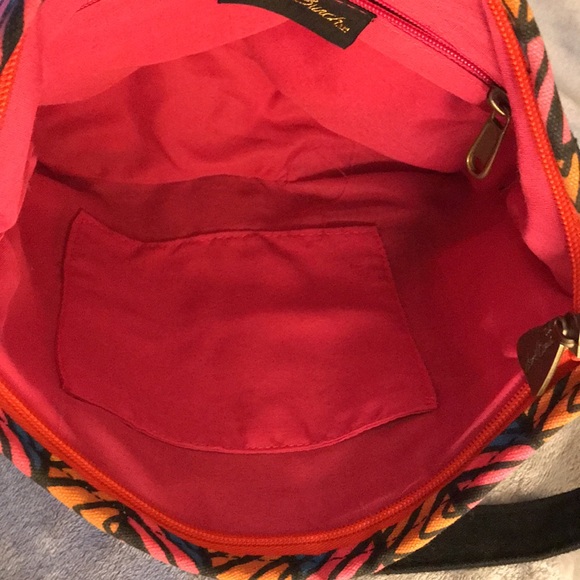 LAUREL BURCH Cat Print Crossbody Bag  Adjustable Strap Multicolor - Picture 14 of 16